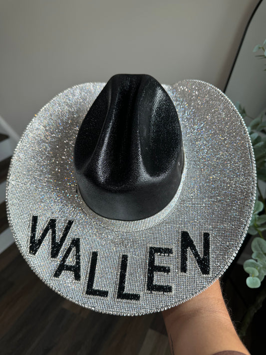 Morgan "Wallen" Custom Rhinestone cowgirl hat