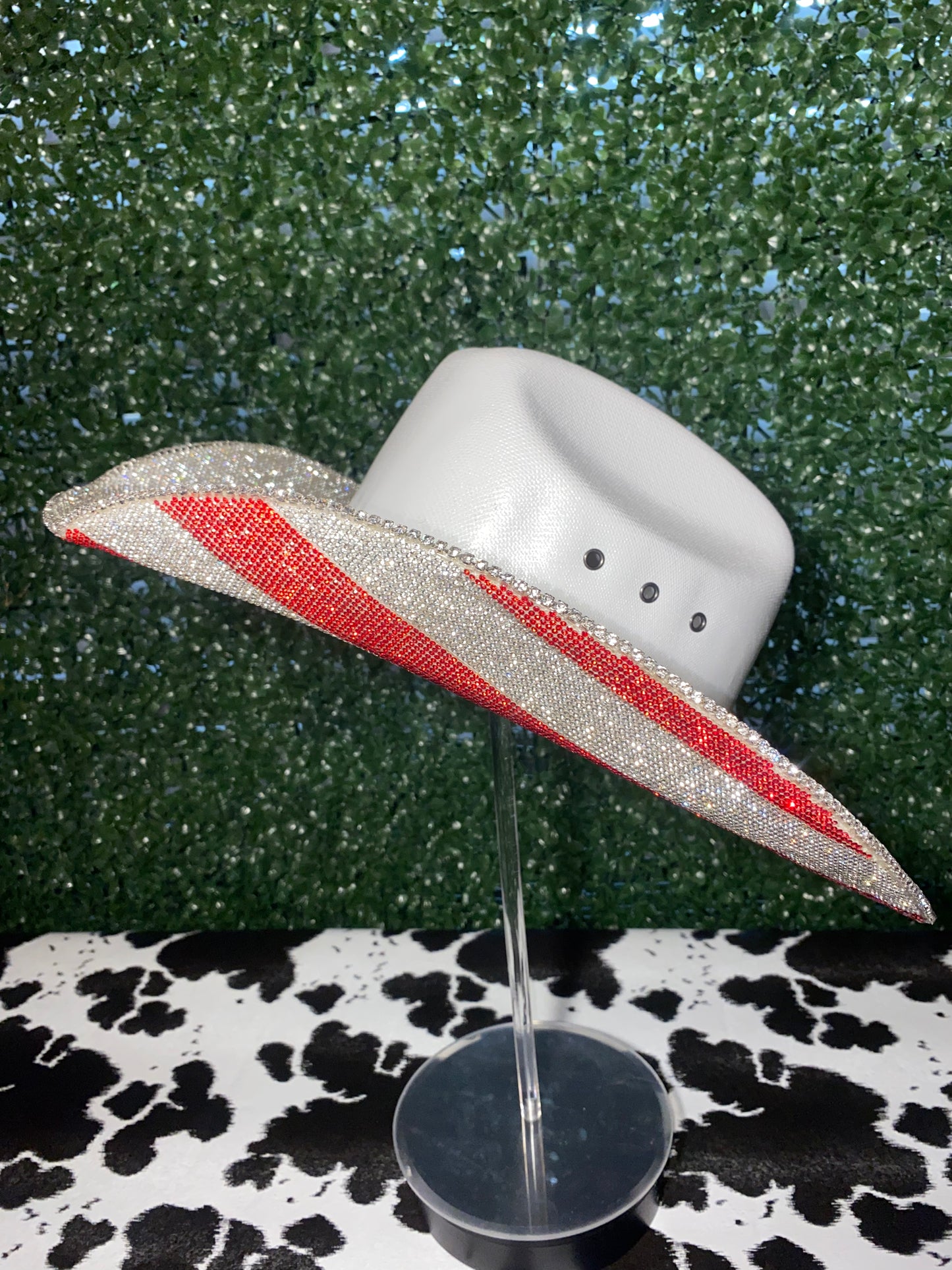 American Flag Rhinestone Hat